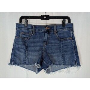 Old Navy Shorts 4 Women's Blue Cut Off Boyfriend Fraying Denim Beach Summer